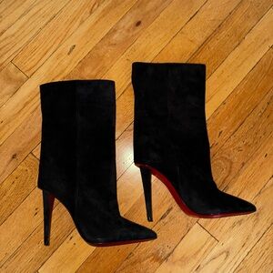 CHRISTIAN LOUBOUTIN ASTRILARGE 105MM STILETTO ELEGANT BOOTS